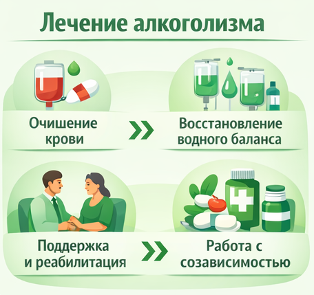 лечение алкоголизма в Орске этапы